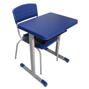 Conjunto Escolar Jovem/Adulto CJA06 com Tampo Liso